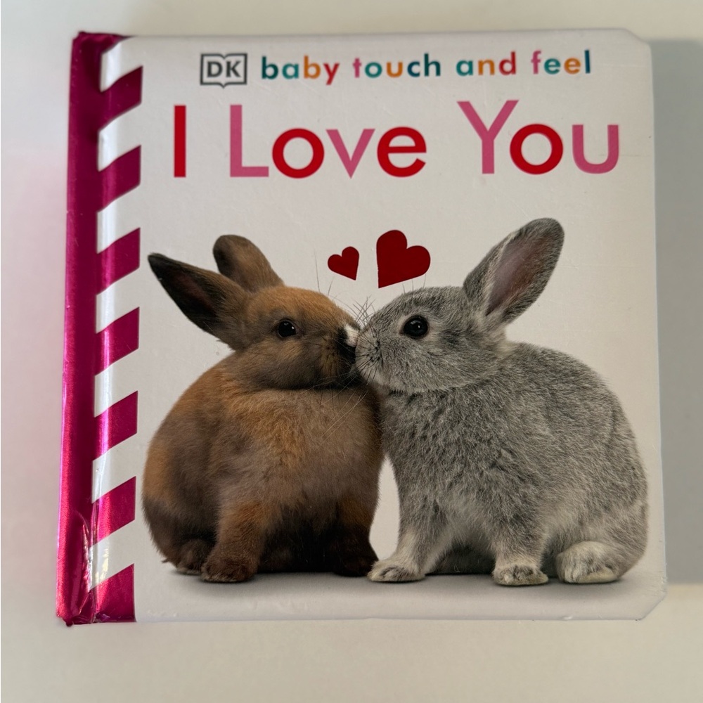 🎁 Free in bundle $15+ Baby Touch and Feel 'I Love You' Board Book DK mirror page